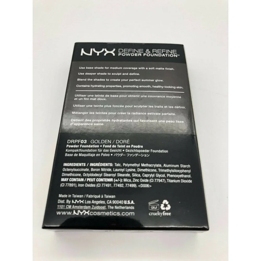 NYX Cosmetics Define & Refine Powder‎ Foundation DRPF03 - Golden